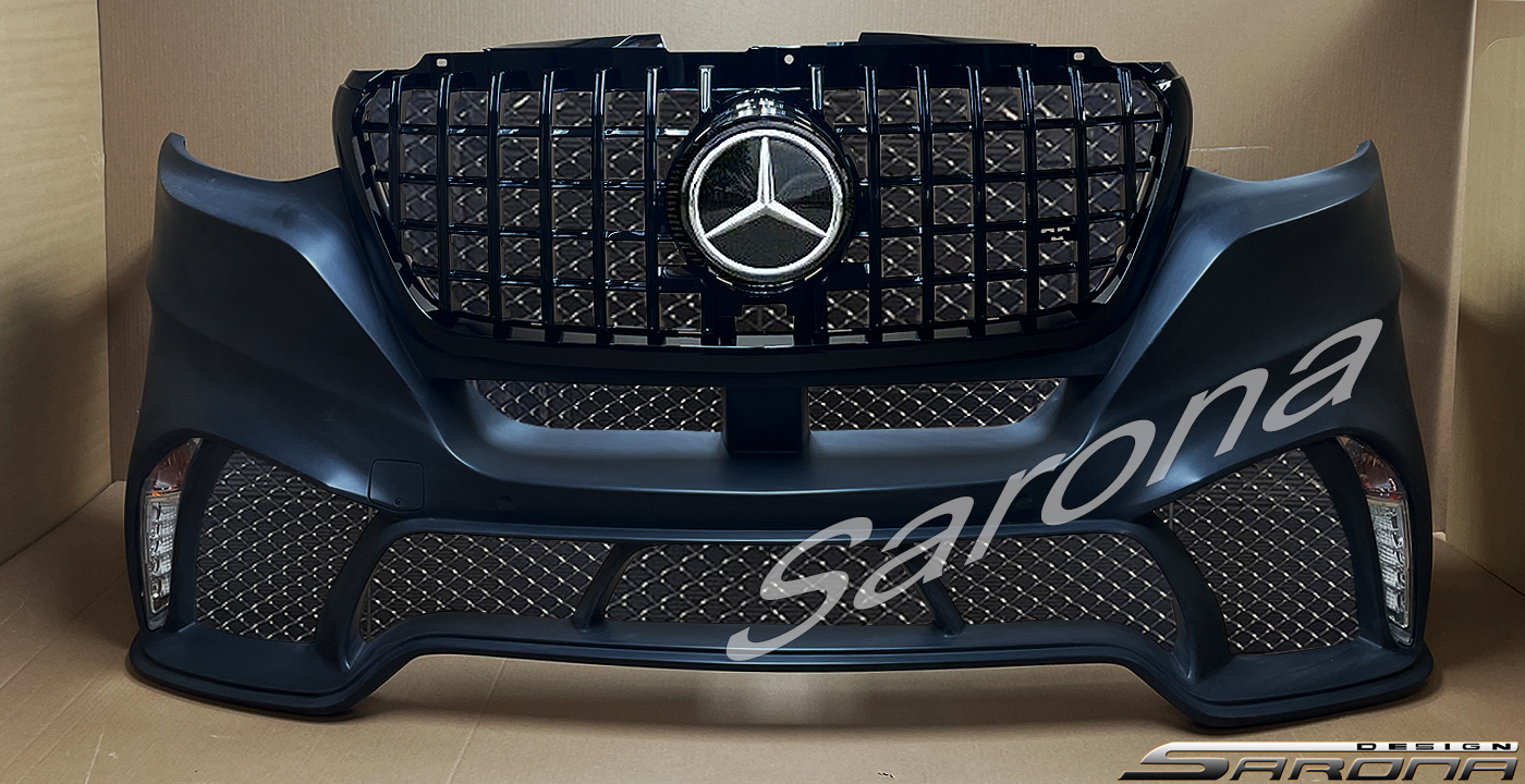Custom Mercedes Sprinter  All Styles Front Bumper (2019 - 2026) - $1490.00 (Part #MB-186-FB)